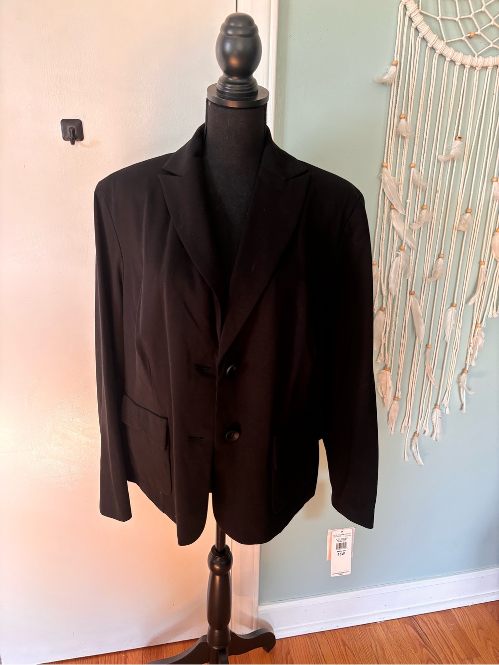 Classic Black Womens Blazer - Timeless Tailored Jacket